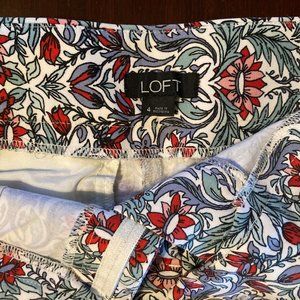 LOFT RIVIERA SHORTS WITH 4 INCH INSEAM